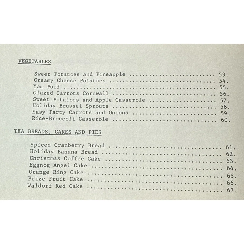 Vintage Church Cookbook Christ Child Society: What's Cooking For Christmas?‎